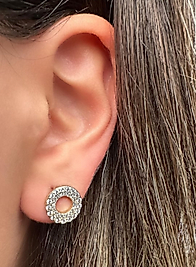 Kararması Çelik taşlı küpe