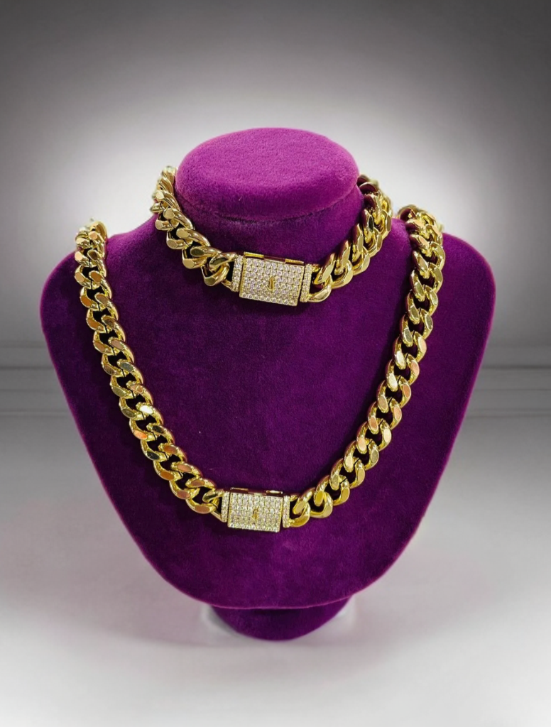 1. Derece zirkon taşlı set