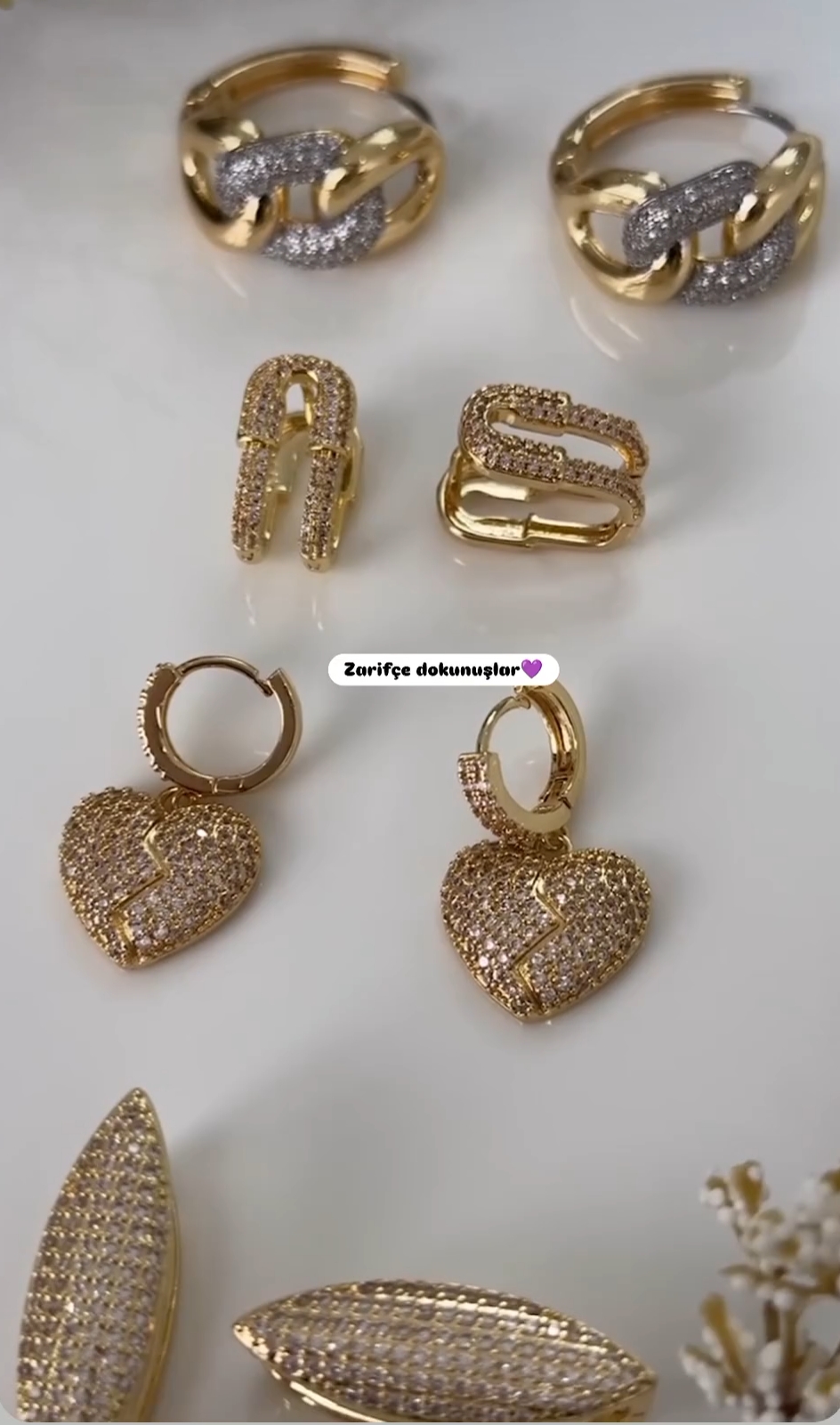 Kararmaz Çelik küpe